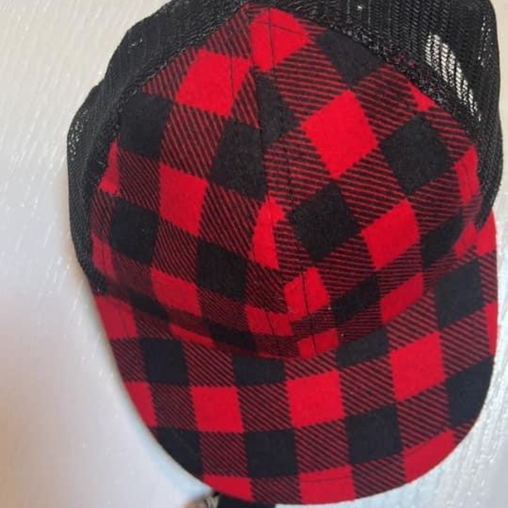 George hats buffalo plaid